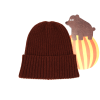 Rufous Solid Color Knitted Beanies Hat for Boys Girls