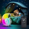 Conch Smart RGB Atmosphere Light Bluetooth Speaker Alarm Clock Wake-up Lamp White Noise Machine For Sleeping Baby APP Control