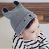 New Grey Baby Bear Ear Knit Hat