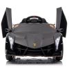 LEADZM Lamborghini Poison Small Dual Drive 12V 4.5AH with 2.4G Remote Control Sports Car Electric Car Black