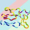 4Pcs Twisted Rope Anti Stress Toy Deformation Rope Adult Decompression Interactive Game DIY Winding Leisure Kids Education Toys