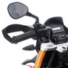 12V Aprilia Licensed Kids Ride On Motorcycle, 4-wheel Electric Dirt Bike with Spring Suspension, LED Lights, USB, MP3, Black