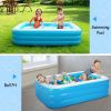 Inflatable Swimming Pools Family Swim Play Center Pool Blow up Kiddie Pool