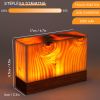 Wood Touch Ambient LED Table Lamp Rechargeable Portable Night Light Modern Cordless Table Lamps for Living Room Bedroom Bedside