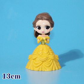 Disney's Hand-Made Frozen Princess Aisha Ann Kawaii Big Eyes Princess Variety Little Beauty Character Action Figure (Color: 10)