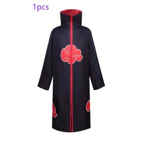 Naruto Cosplay Costume Props Ring; Gloves Red Cloud Robe Cloak Kimono Akatsuki Headband Kunai Suit Adult Child Cos Gift (Color: K)