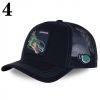 New Naruto Dragon Ball DRAGONBALL Mesh Cap Cartoon Mesh Cap Men And Women Baseball Cap Fashion Patch Trucker Cap