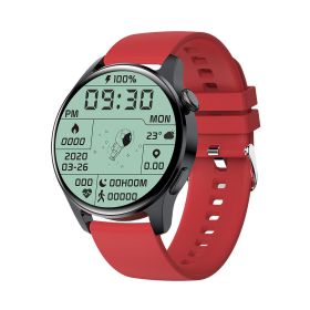 I29 smart bracelet Heart rate Blood pressure Blood oxygen Music playback Photoshop Bluetooth call watch (colour: red)