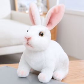 Simulation Rabbit Doll Plush Toy Children's Gift Easter Bunny 7.87inch (Items: White Rabbit)