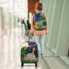 2 PCS Kids Luggage Set, 12" Backpack and 16" Spinner Case with 4 Universal Wheels, Travel Suitcase for Boys Girls