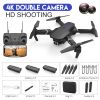 E88 Pro WIFI FPV Drone With Wide Angle HD 4K Camera Height Hold RC Foldable Quadcopter Drone Gift Toy