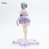 Brand New Anime Rem: A Life In Another World From Scratch Rem Wedding Dress Crystal Girl Doll PVC Movable Doll Collectible Toy