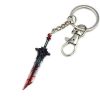 Genshin Impact Anime Sword Model Weapon Set Toy Tartaglia Ganyu Venti Klee ZhongLi Diluc Xiao AlloyKeychain Collection Keychain