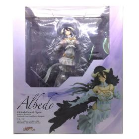 27cm Overlord Albedo So-Bin Anime Character Overlord III Albedo Action Figure Albedo Little Devil Pillow Sitting Swimsuit Albedo (Color: With box-29cm)