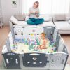 Gupamiga Foldable Baby playpen Baby Folding Play Pen Kids Activity Centre Safety Play Yard Home Indoor Outdoor New Pen